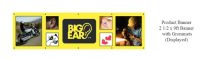 Big Ear Horizontal Banner - 2.5' x 9' (Image) Products Image