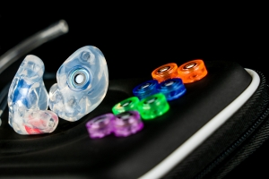 The One Premium Series, With all the bells and whistles. Included are 4 sets of filters, one set of filter blocks, one tactical piece, and the filtered earplugs. to prevent tinnitus and hearing loss